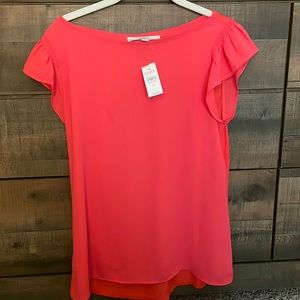 Salmon colored XS blouse